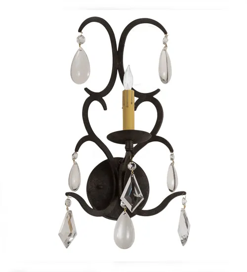 10"W Alicia Glam Wall Sconce