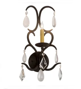 10"W Alicia Glam Wall Sconce