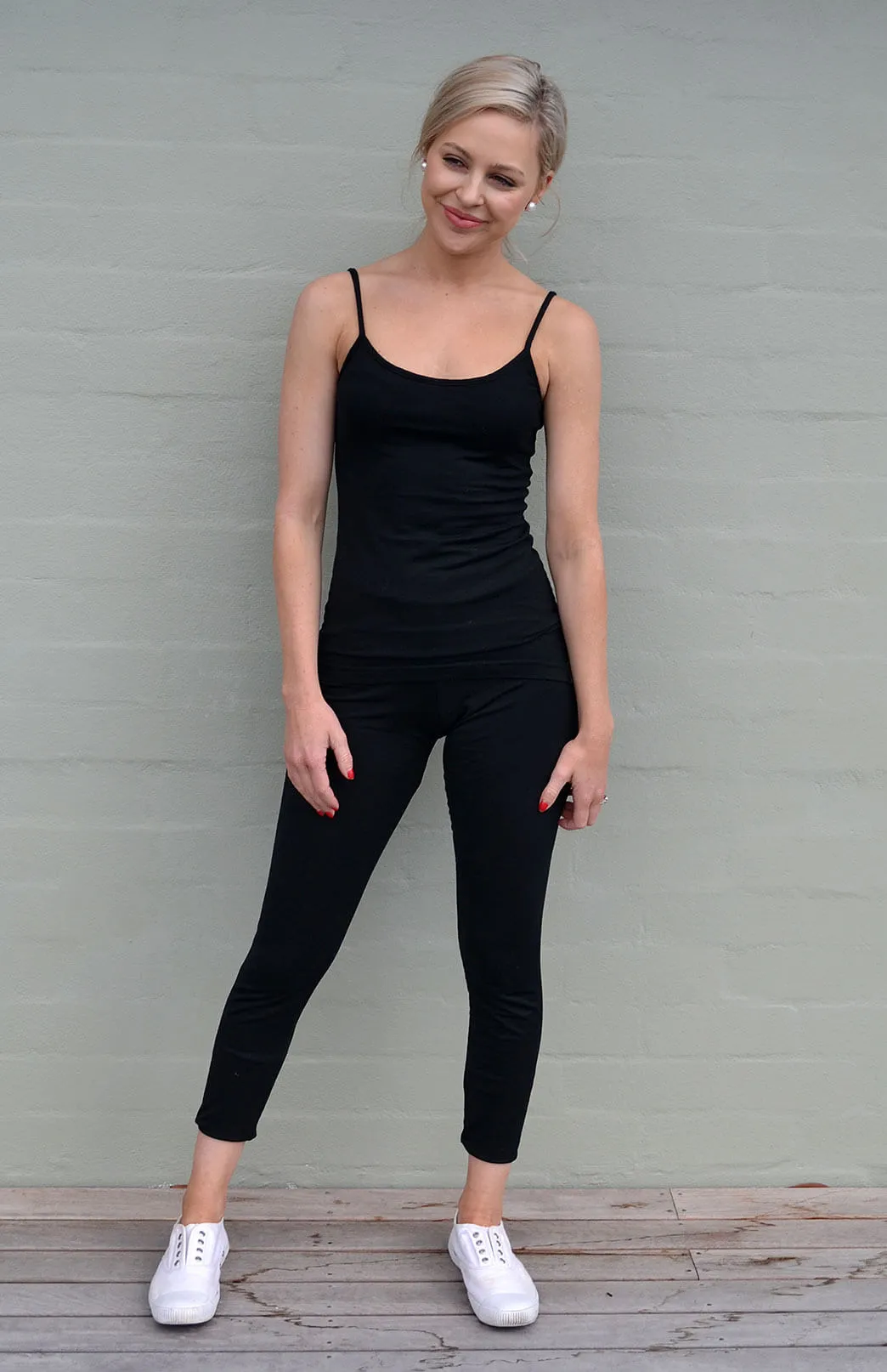 7/8th High Waisted Leggings - Fleece