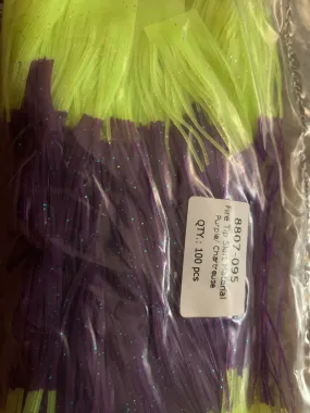 8807-095 Purple / Chartreuse Tips