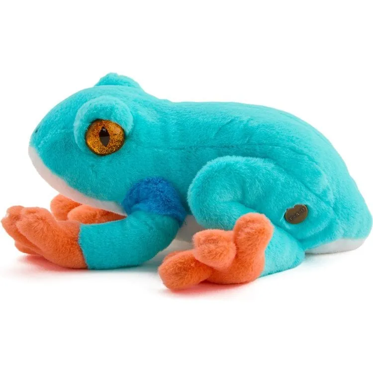 8" Glitter Toy Plush Dart Frog - Blue