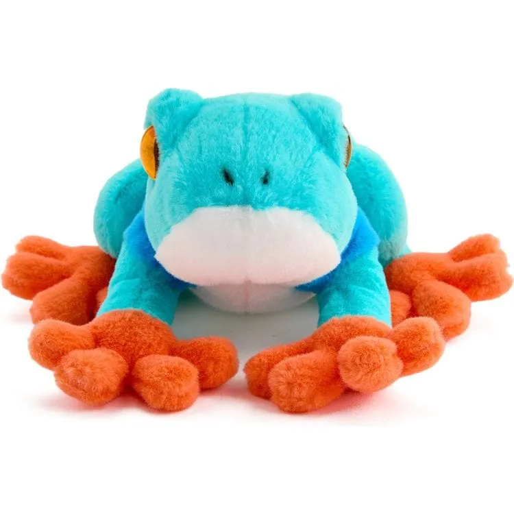 8" Glitter Toy Plush Dart Frog - Blue