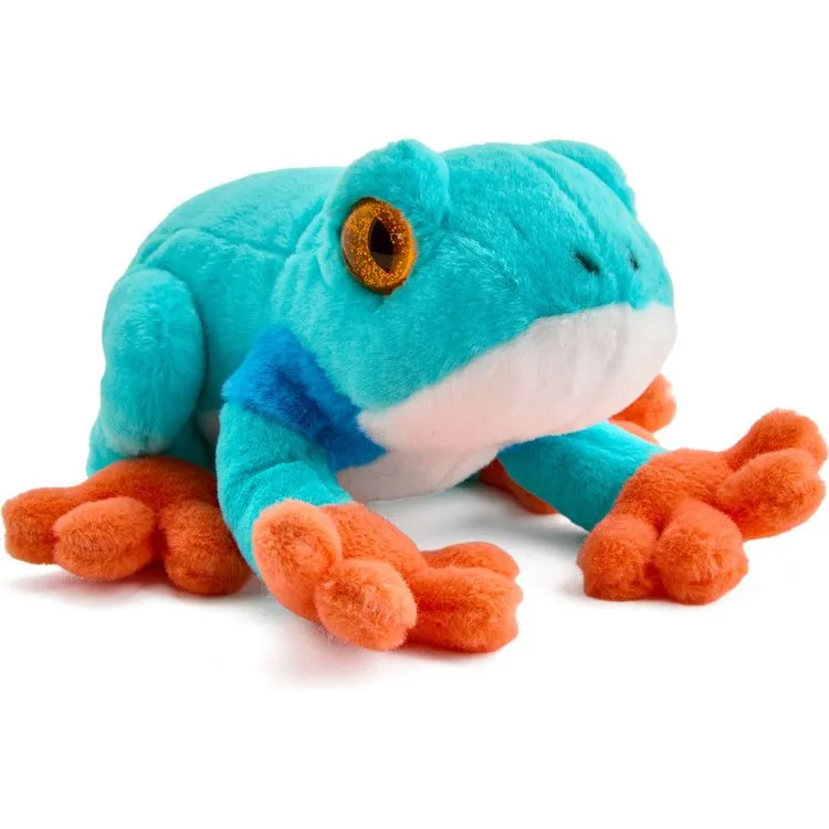 8" Glitter Toy Plush Dart Frog - Blue