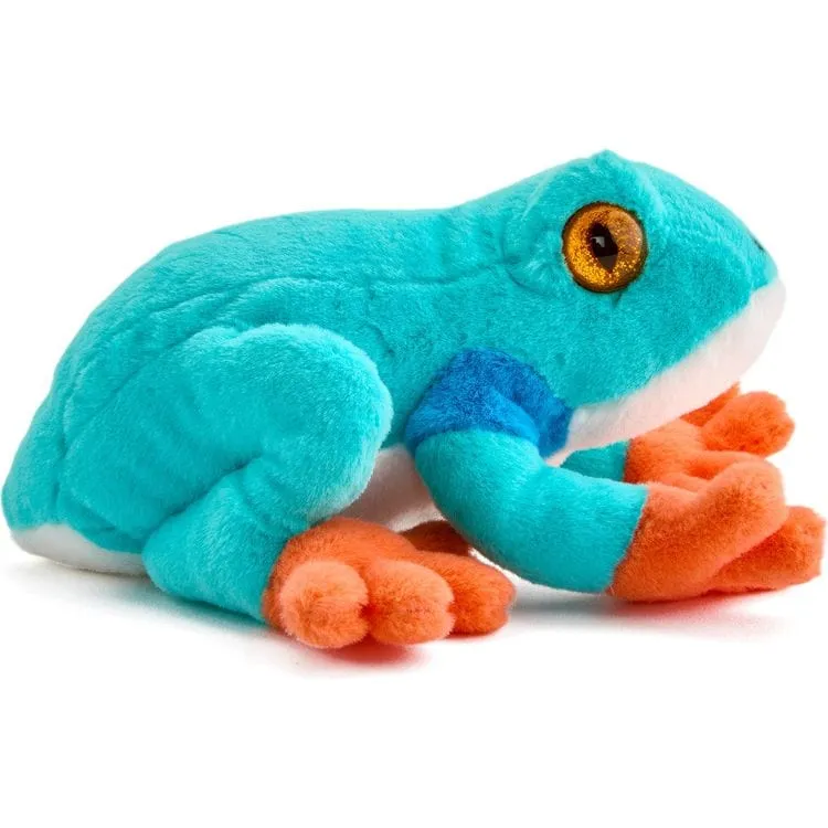 8" Glitter Toy Plush Dart Frog - Blue