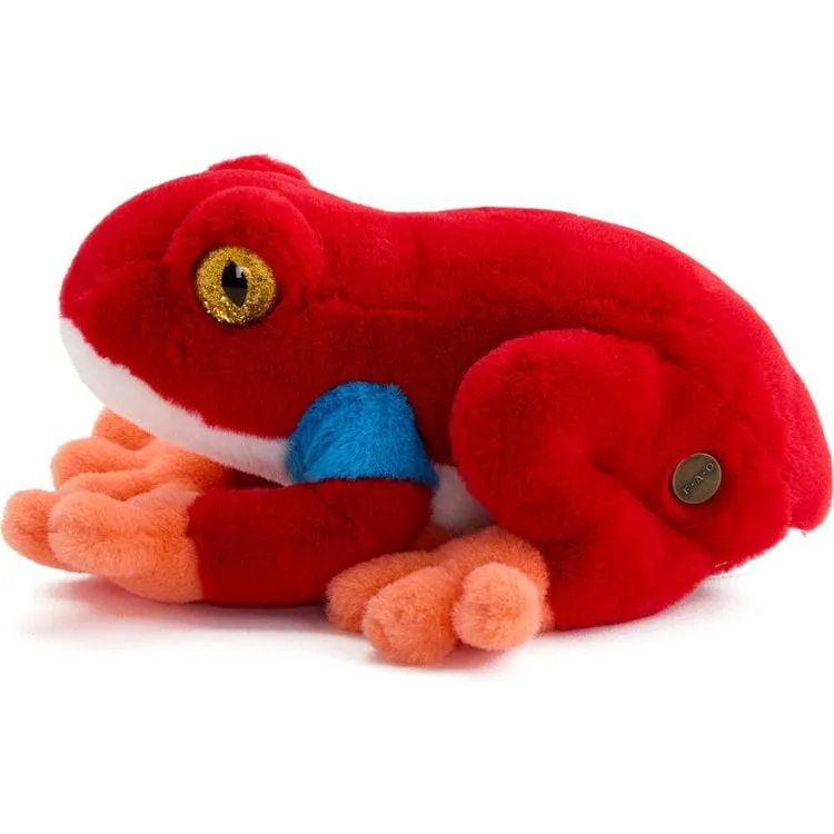 8" Glitter Toy Plush Dart Frog - Red