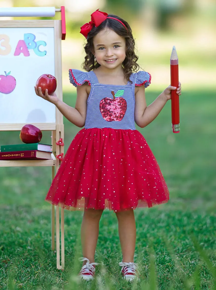 A  Attire Apple Sparkle Tutu Dress