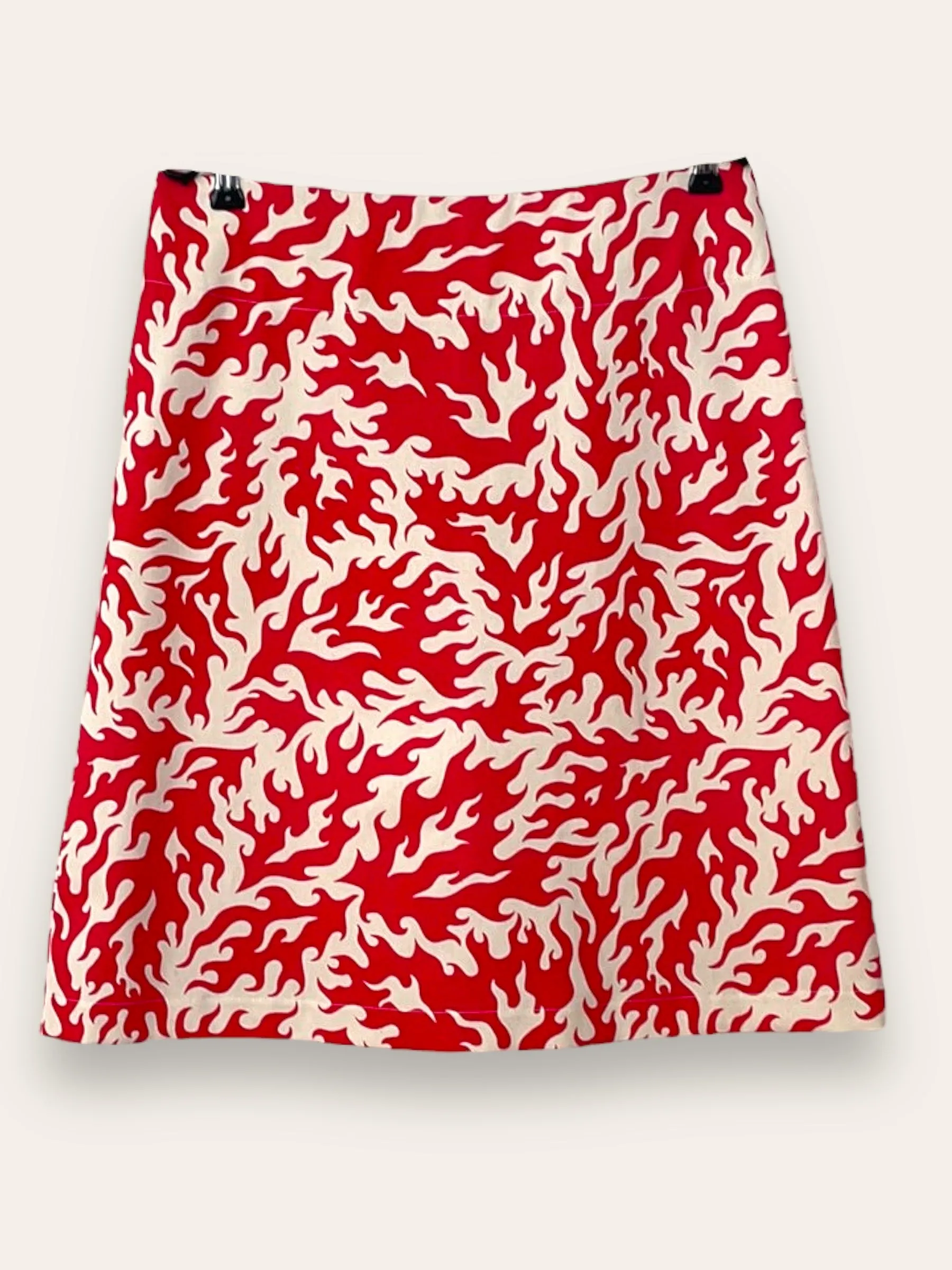 A line Skirt Flames