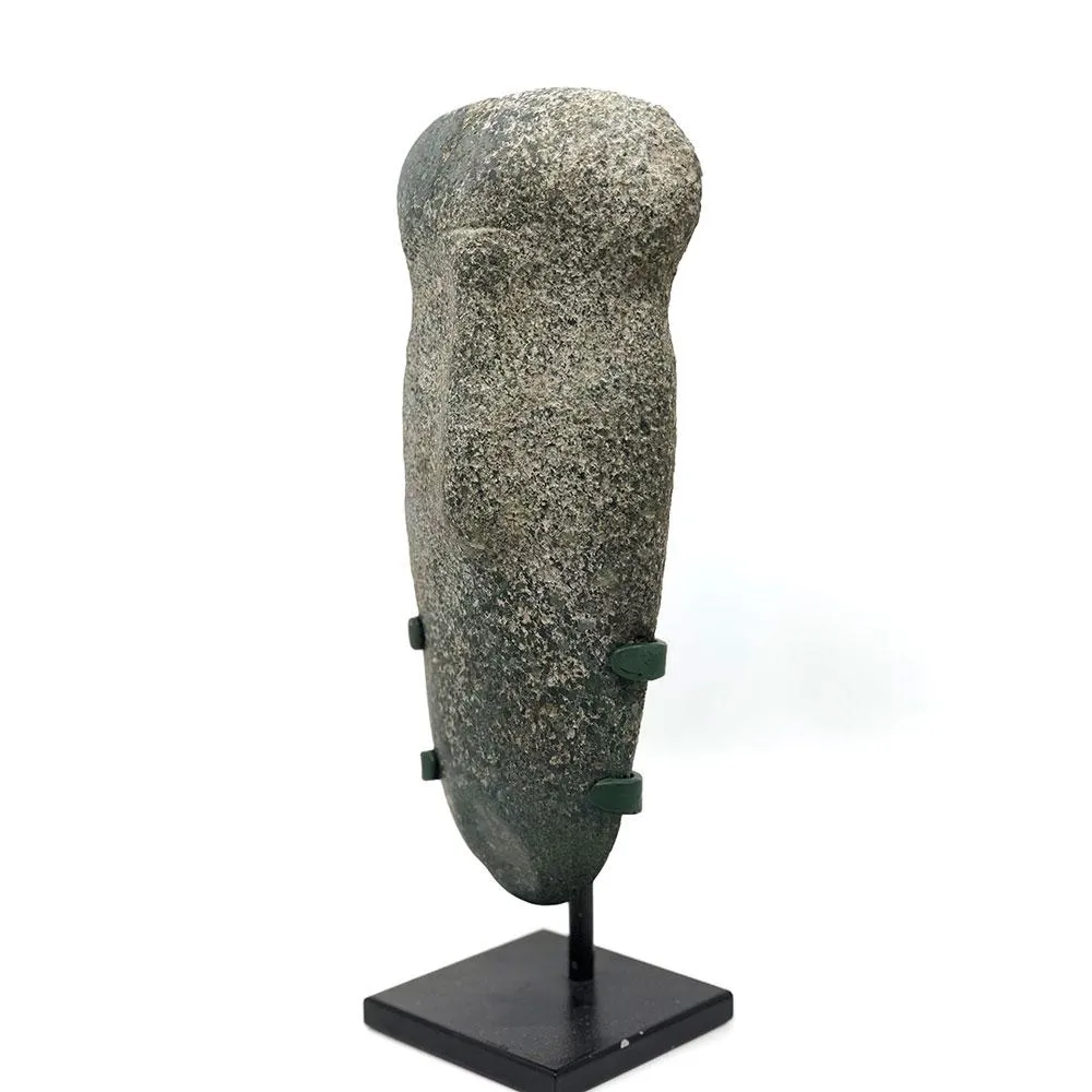 A Mezcala Greenstone Head, ca. 800 - 200 BCE