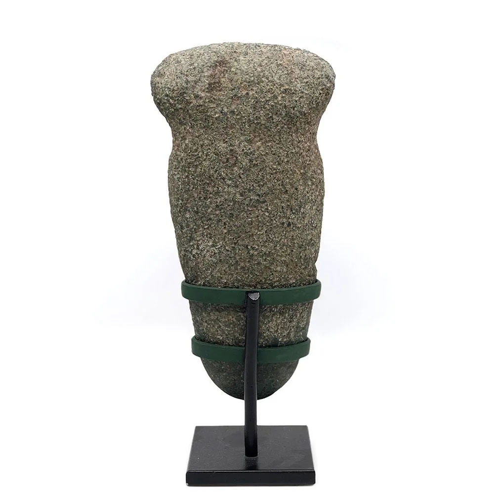 A Mezcala Greenstone Head, ca. 800 - 200 BCE