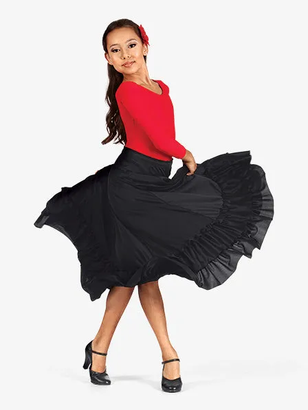 Adult Flamenco Ballroom Skirt