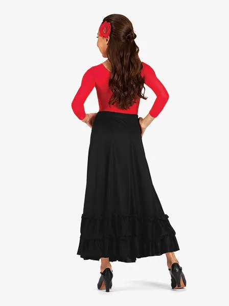 Adult Flamenco Ballroom Skirt