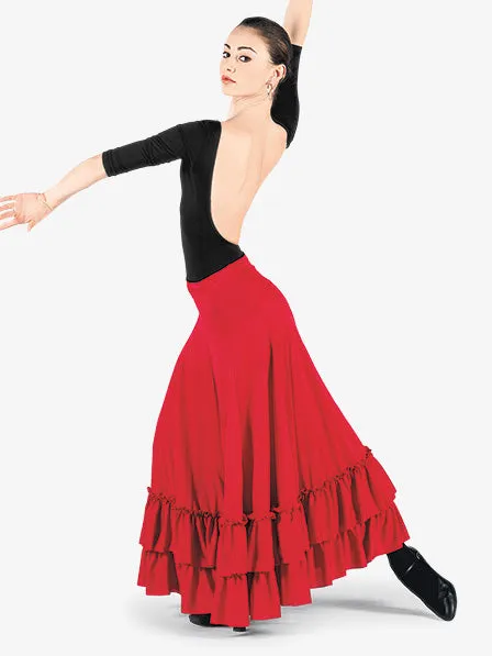 Adult Flamenco Ballroom Skirt