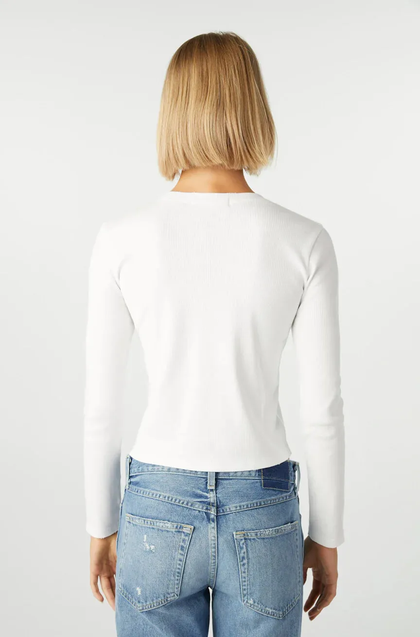 AMO Slim Rib Tee