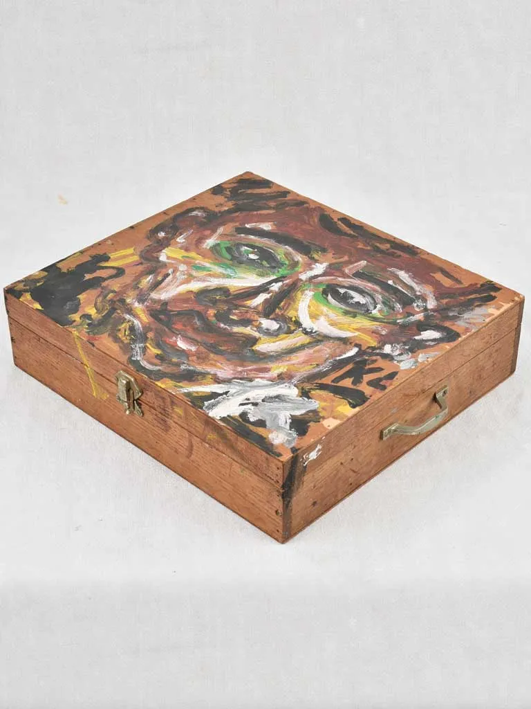 Antique artist's painting box - plein air 15¾"