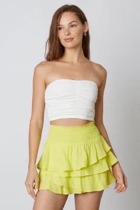 Asymmetrical Ruffle Skort