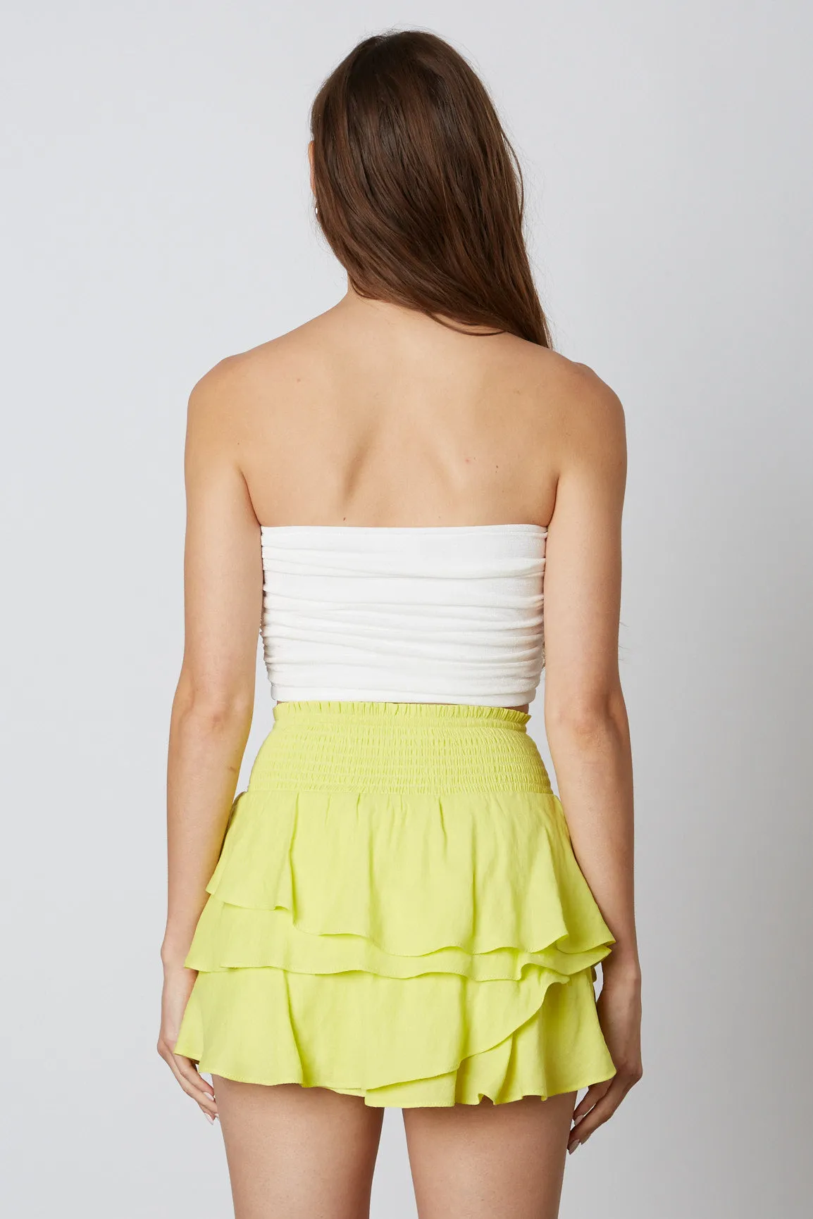 Asymmetrical Ruffle Skort