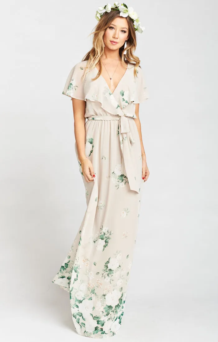 Audrey Maxi Dress ~ Bouquet Toss