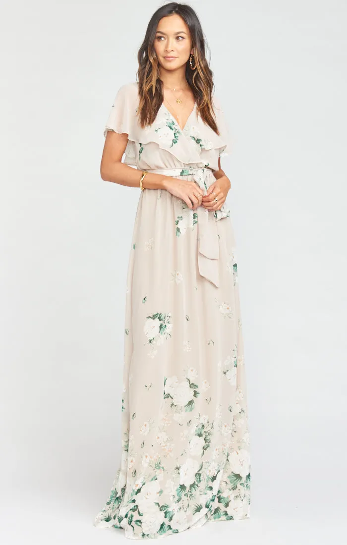 Audrey Maxi Dress ~ Bouquet Toss