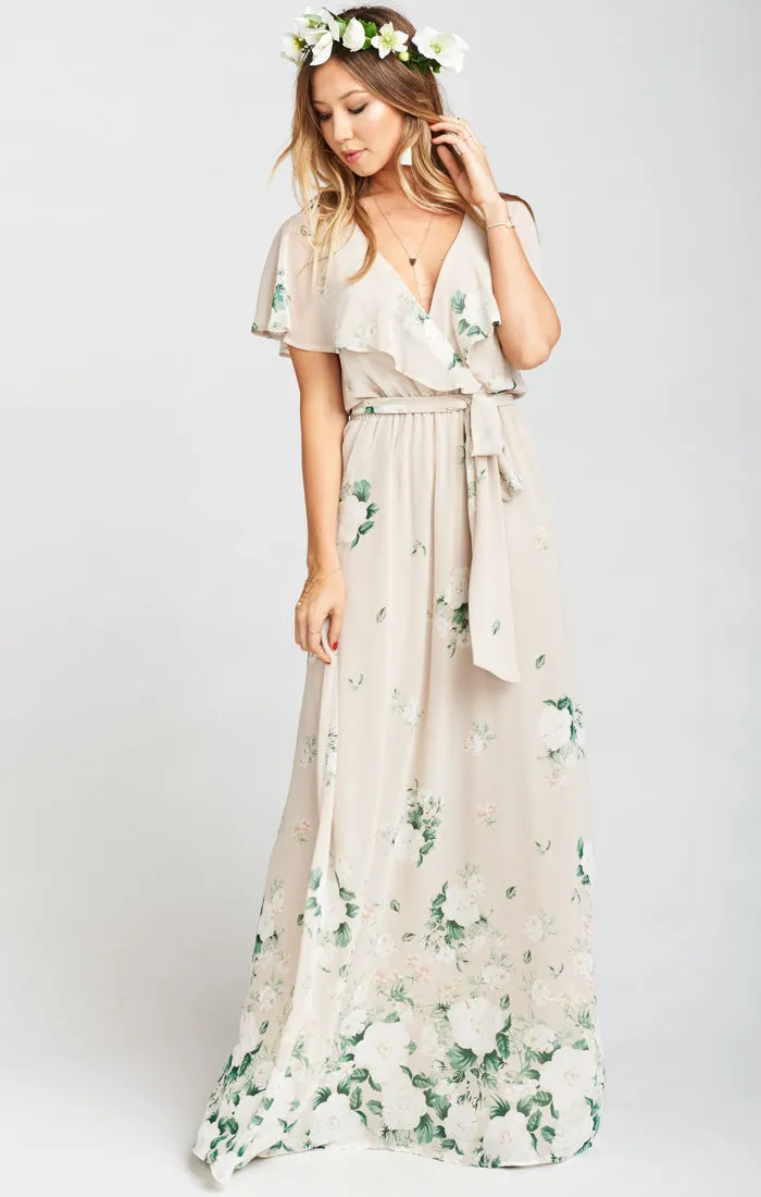 Audrey Maxi Dress ~ Bouquet Toss