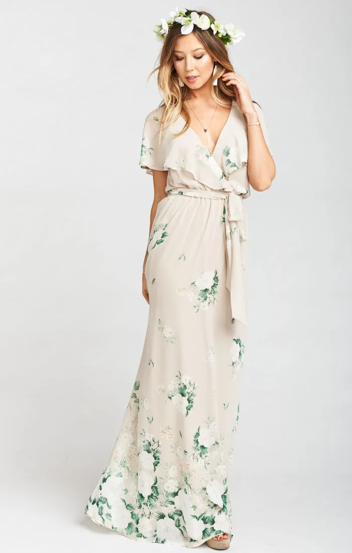 Audrey Maxi Dress ~ Bouquet Toss