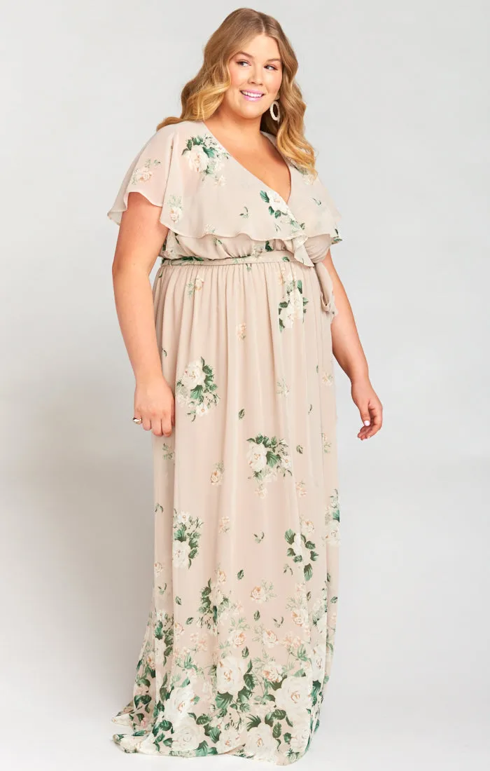 Audrey Maxi Dress ~ Bouquet Toss