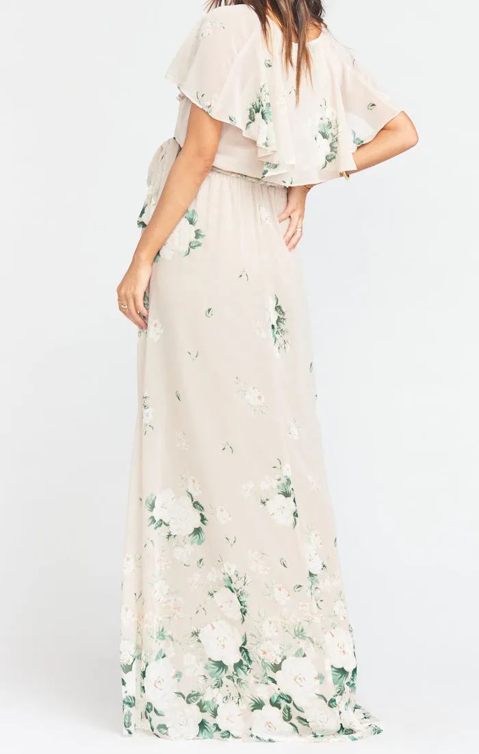 Audrey Maxi Dress ~ Bouquet Toss