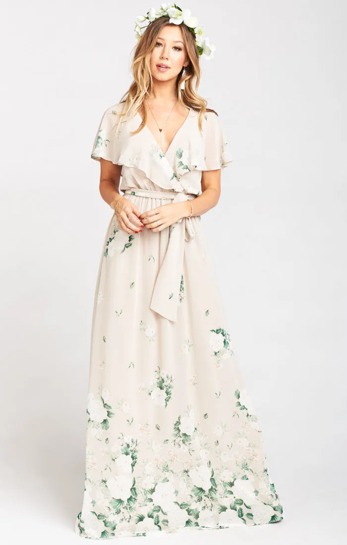 Audrey Maxi Dress ~ Bouquet Toss