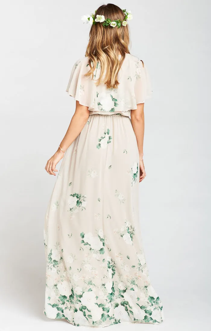 Audrey Maxi Dress ~ Bouquet Toss