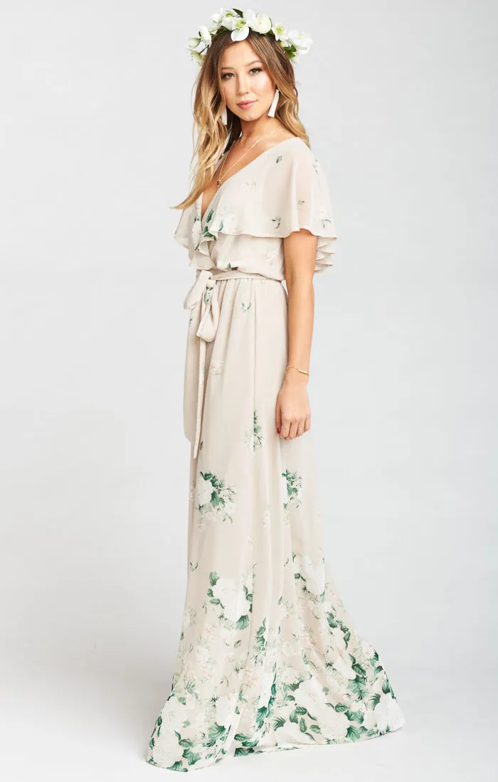 Audrey Maxi Dress ~ Bouquet Toss