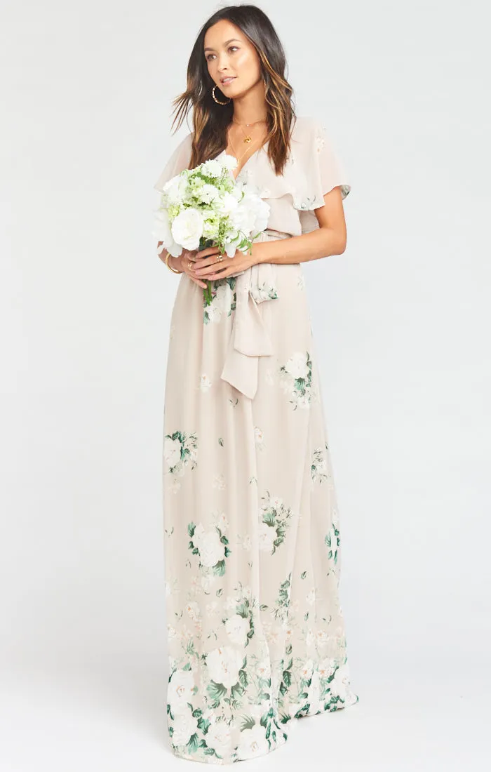 Audrey Maxi Dress ~ Bouquet Toss