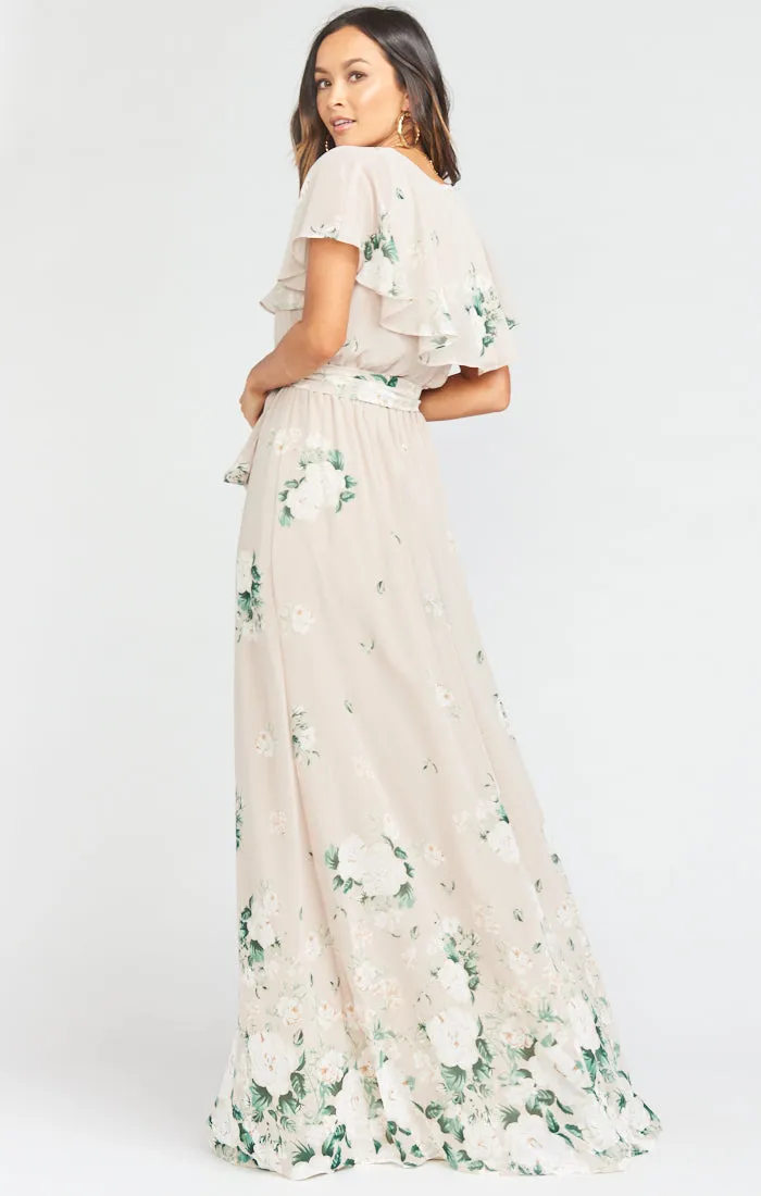 Audrey Maxi Dress ~ Bouquet Toss