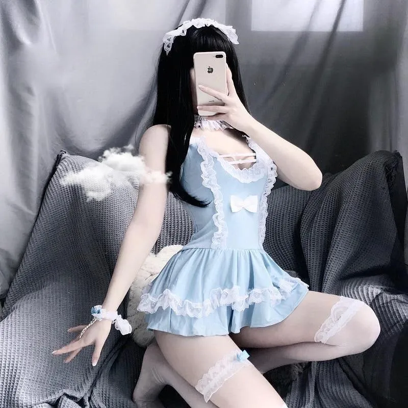 Baby Blue Maid Dress