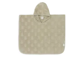 Badponcho Badstof Miffy Jacquard - Olive Green