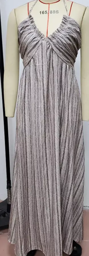 Bandage Wrap Maxi Dress (Ivory)