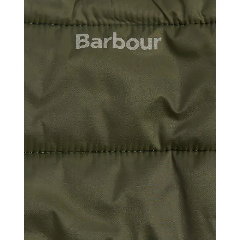 Barbour Baffle Quilt Dog Coat - Olive