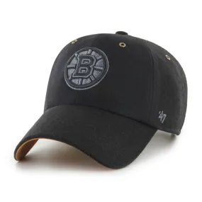 Boston Bruins NHL 47 Brand Men's Tonal Black Peacoat Clean Up Adjustable Hat