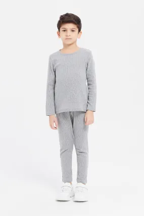 Boys Grey Thermal Set (2 Piece)