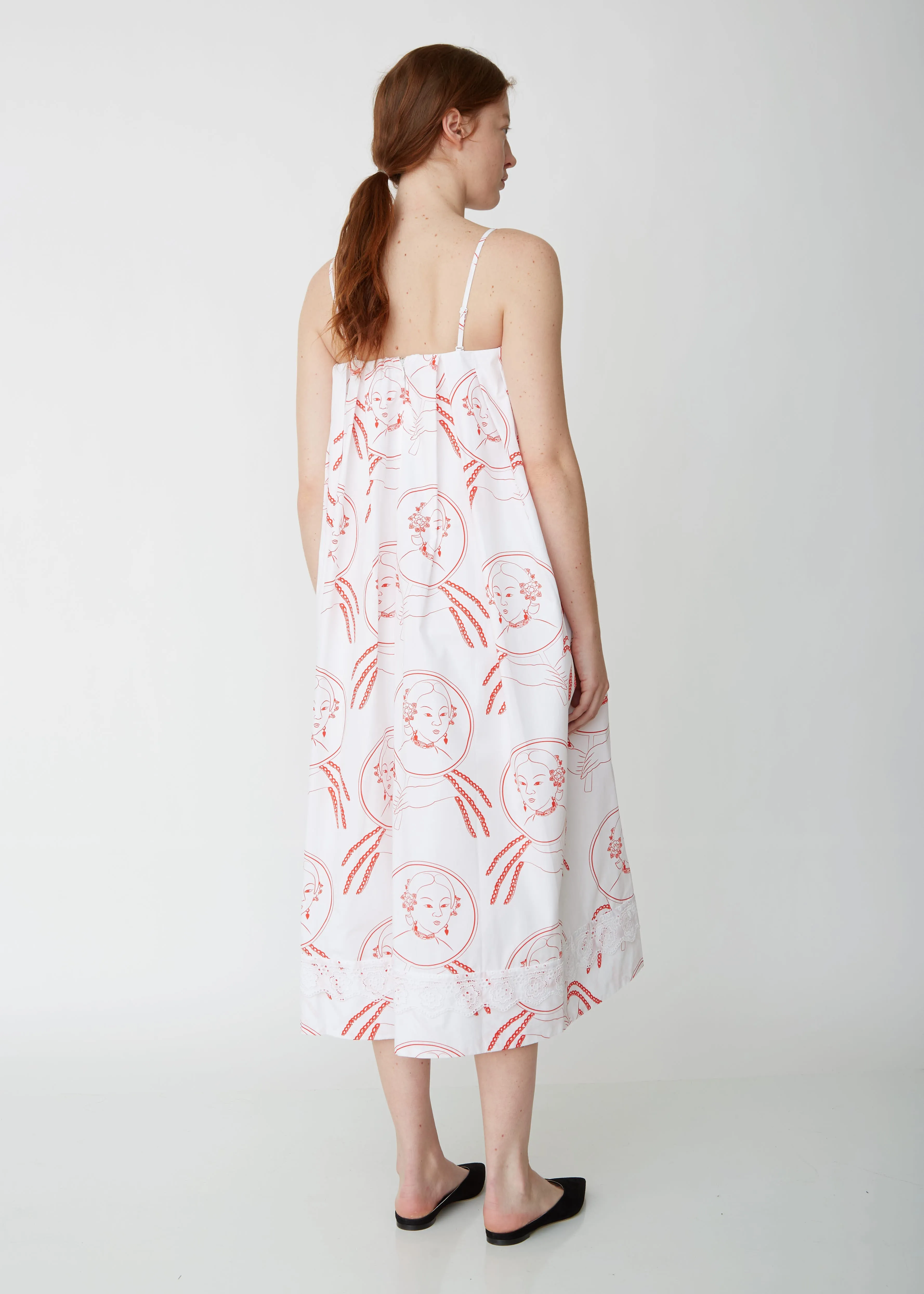 Broderie Anglaise Sleeveless Dress