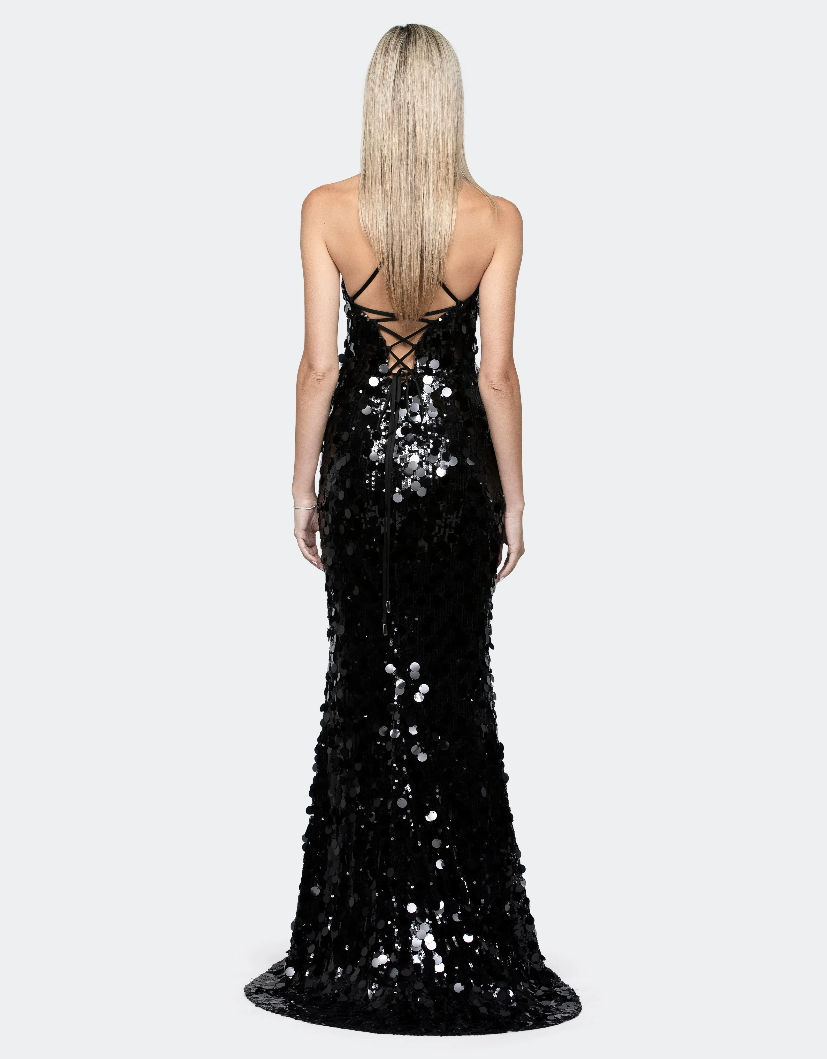 Calista Arrow Neck Gown