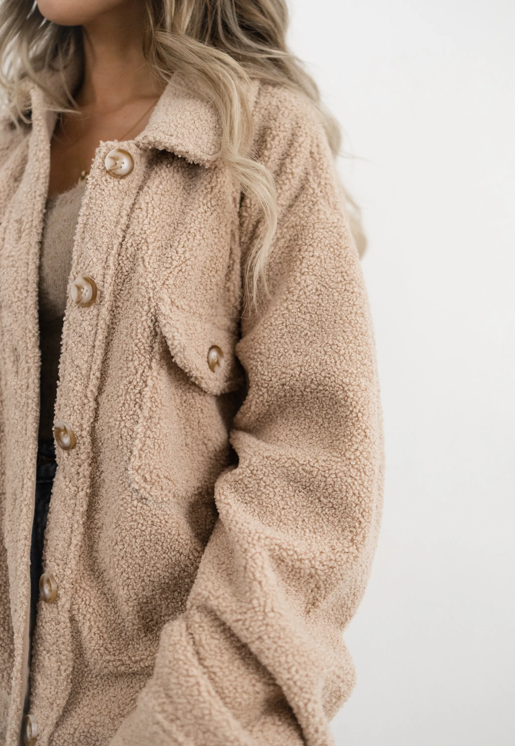 Caramel Sherpa jacket