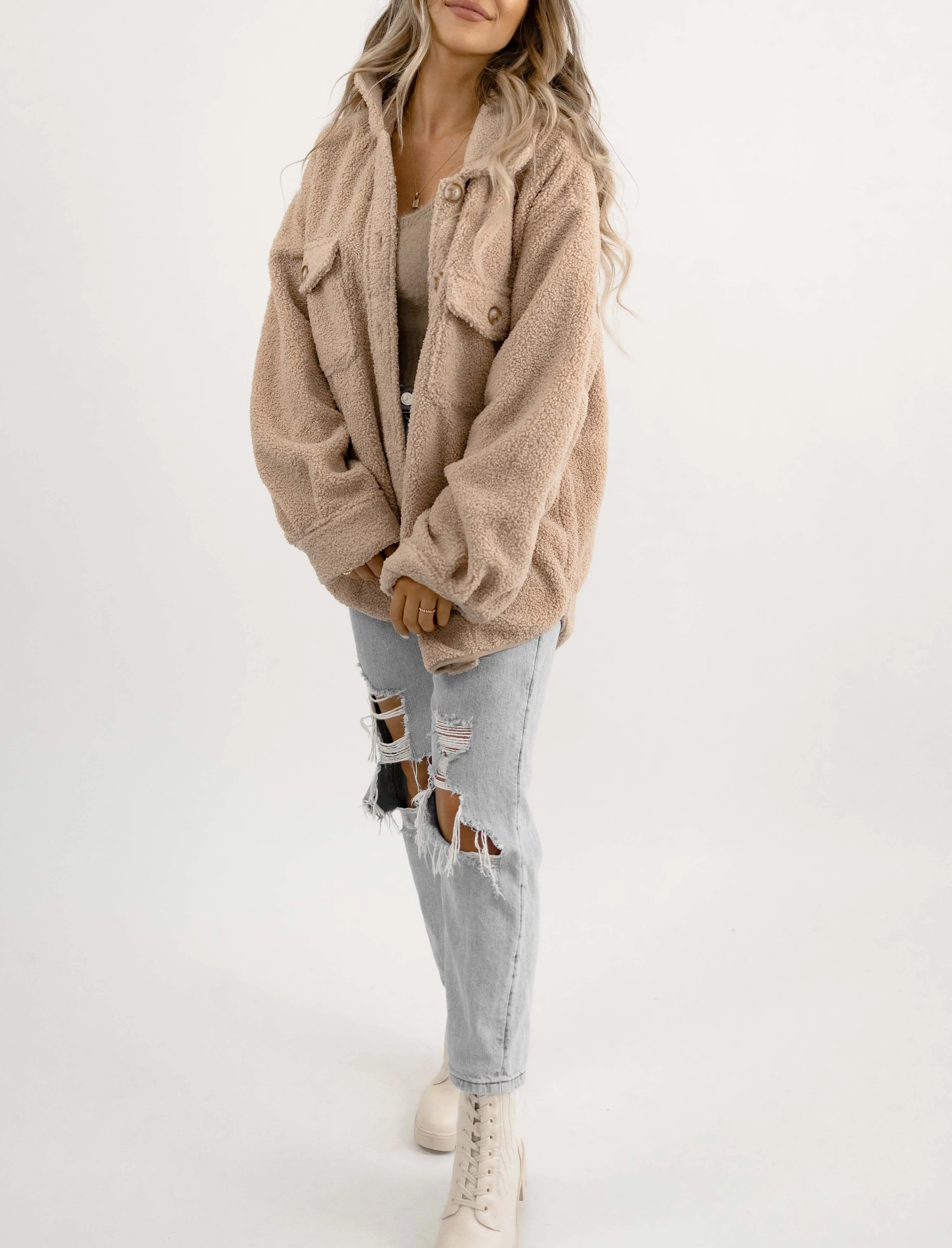 Caramel Sherpa jacket