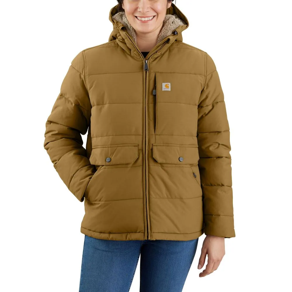 'Carhartt' Women's Montana Relaxed Fit Insulated Jacket - Oak Brown