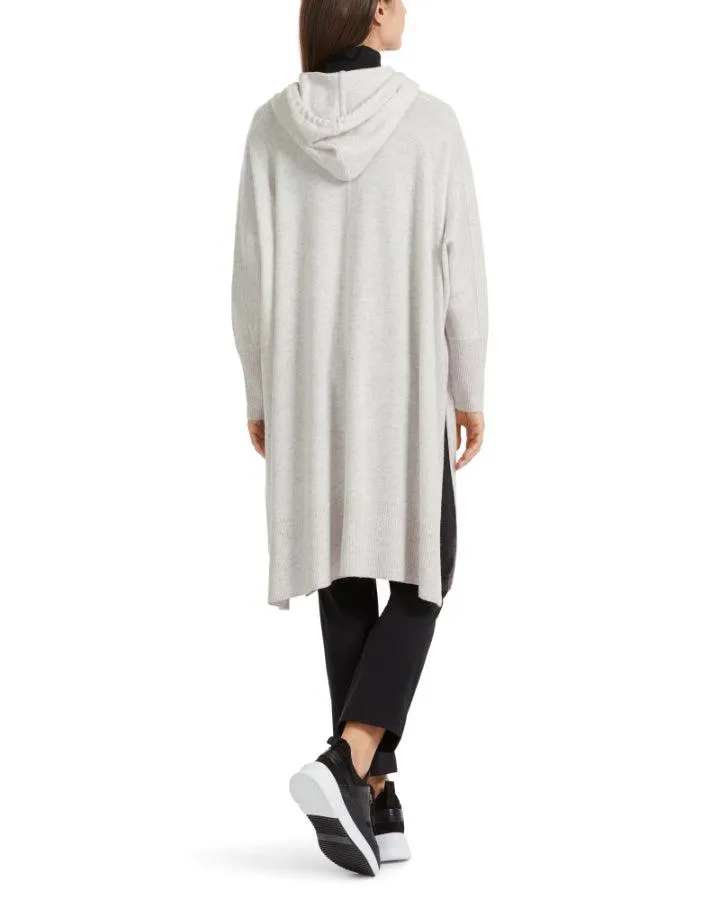 Cashmere Blend Hoodie Poncho