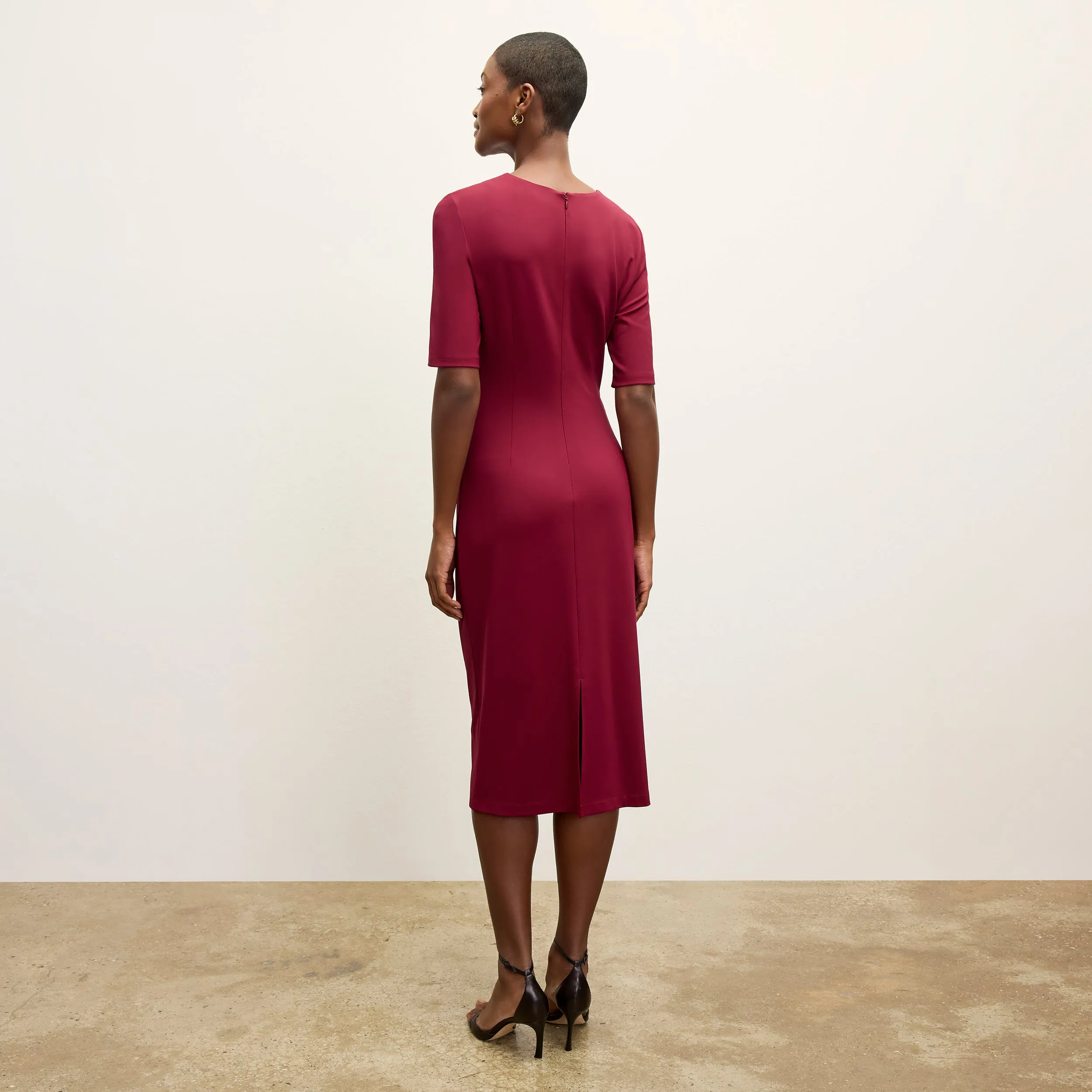 Ciela Dress - Italian Jersey :: Grenache