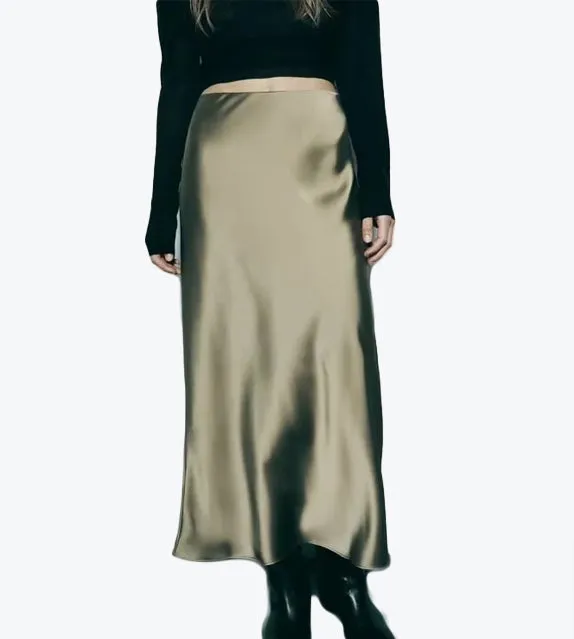 Claire Elastic Waist Maxi Skirt