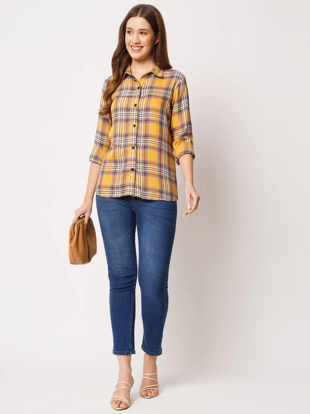 Classic Tartan Checked Gapless Technology Shirt