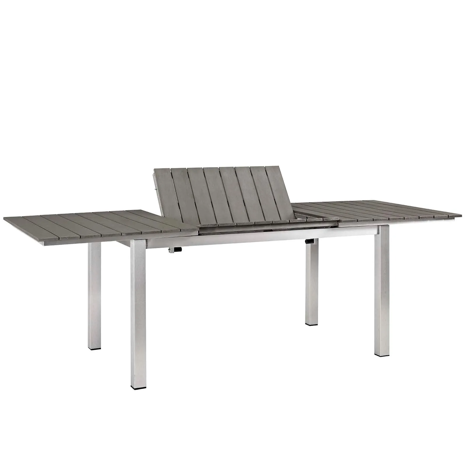 Coast 7-Piece Outdoor Patio Aluminum Wood Dining Set