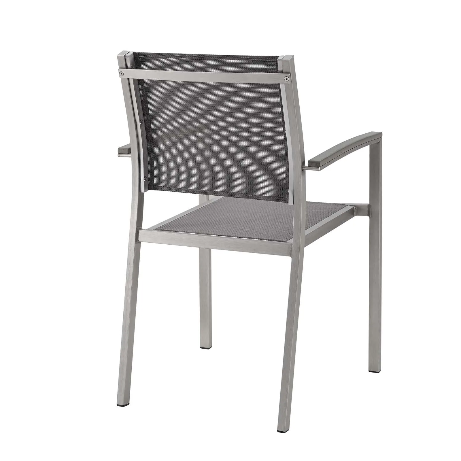 Coast Outdoor Patio Aluminum Mesh Dining Chair (Set of 2)