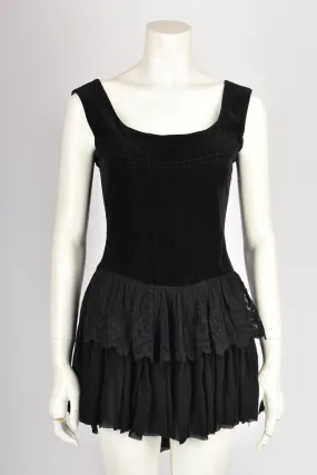 CORSET BLACK MINI DRESS