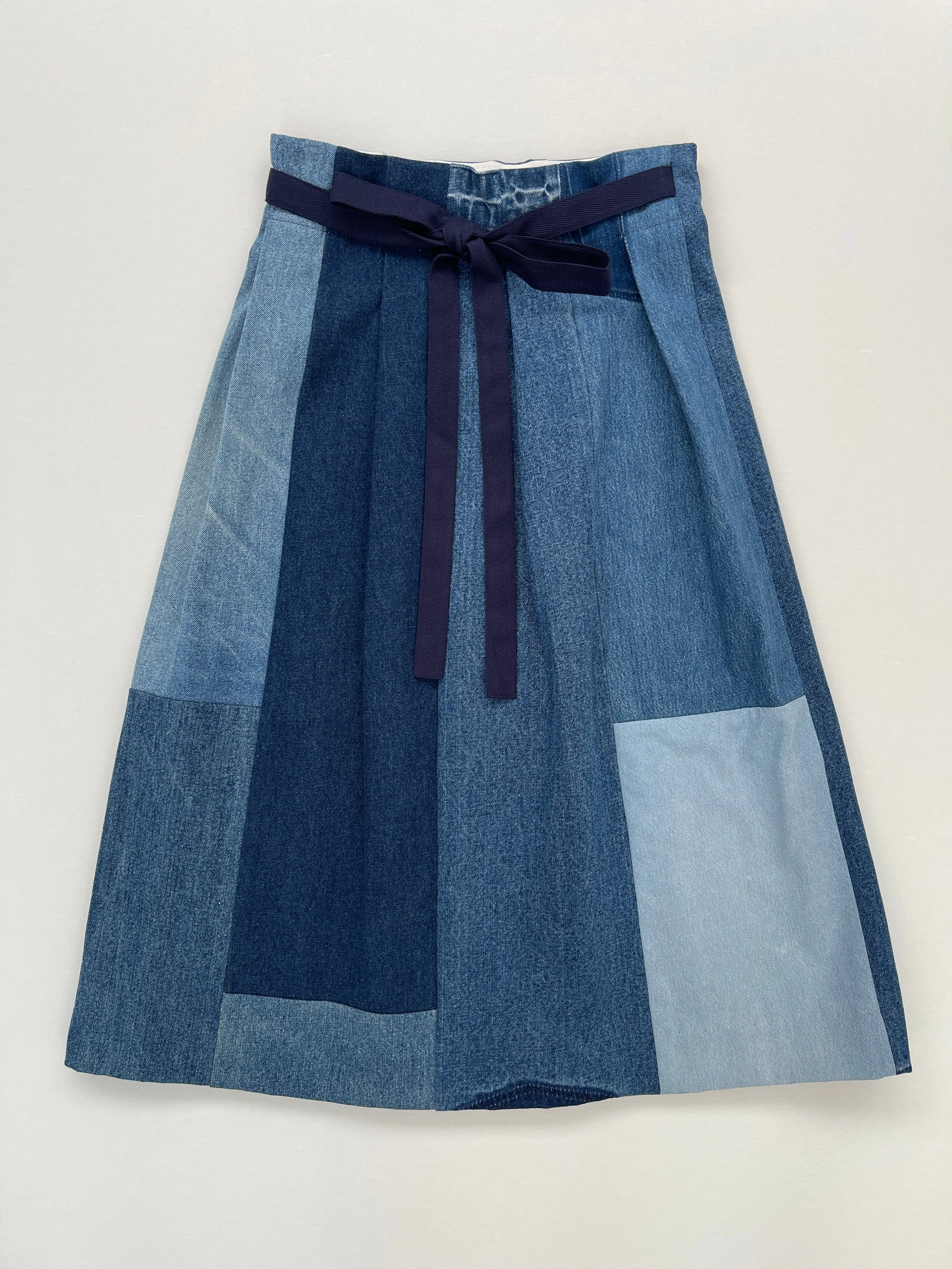 Crofter skirt - blue denim S-M